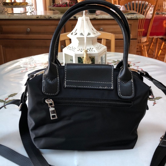 Microfiber Handbag in Black - Picture 2 of 6